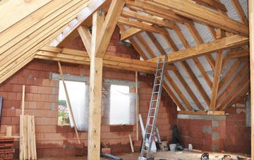 Duck Corner attic trusses